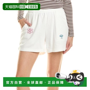 自营 electric & roseElectric Rose Cami Short - white 美国奥