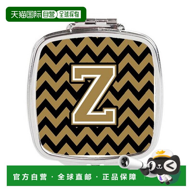 自营 Carolines Treasures CJ1050-ZSCM 字母 Z 雪佛龙黑色正品