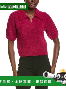 自营Endless Rose Collared Wool-Blend Sweater - purple 美国奥