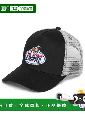 自营philipp pleinMesh Baseball Cap Plein Trucks - black 美国