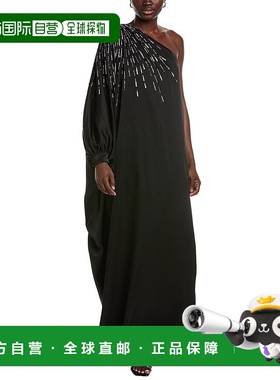 自营 Halston Chaya 礼服 - 黑色 连衣裙长裙美国直发奥莱