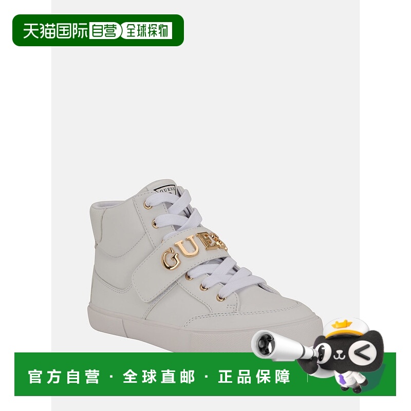 自营guessMizzly Logo High-Top Sneakers - white 美国奥莱直发