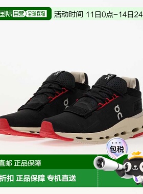 自营Men's On Cloudnova 3ME30213185 Sneaker Black Red Running
