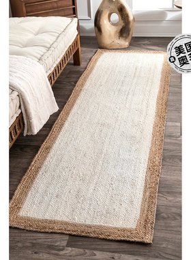 nuLOOM 手工编织 Eleonora 区域地毯 - 白色 【美国奥莱】直发