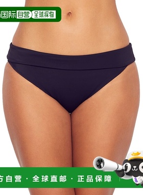 自营Panache女式Anya Riva折叠式比基尼底部-黑色 美国奥莱直发