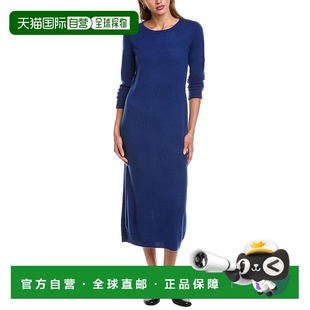Cashmere Neck Midi Dress 美国奥 自营philosophy blue Bateau