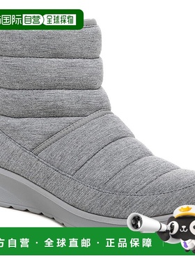 自营 Bzees Glacier I1741F1-020女式灰色圆头系带踝靴JOBB1330-