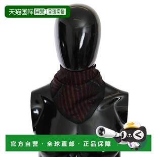 Branded 美 自营Costume Silk Scarf black National Women