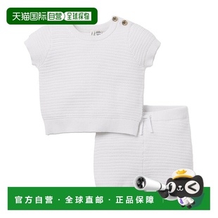 白色 自营janie Lion配套毛衣套装 jackJanie和Jack 美国奥莱 and