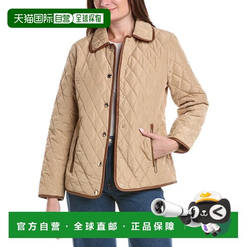 自营Michael Kors Short Quilt Jacket - Brown 夹克美国直发奥莱