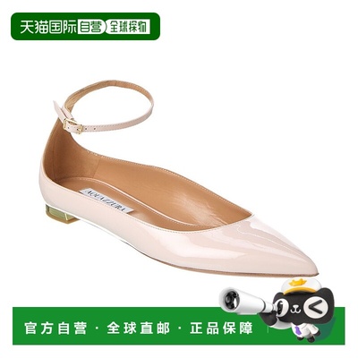 自营 Aquazzura Love affair 漆皮平底鞋 - 粉色 美国奥莱直发