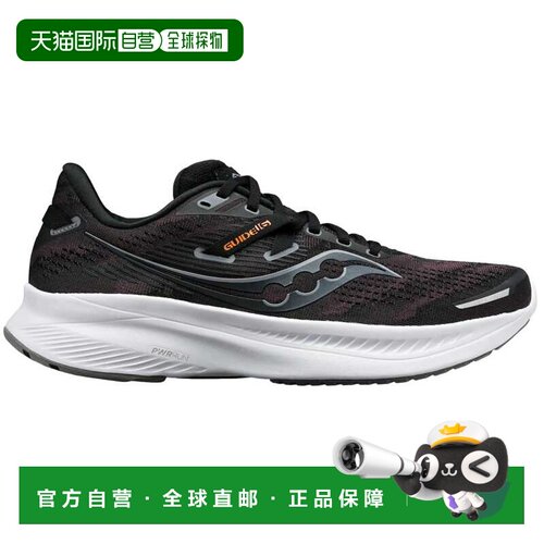 自营saucony索康尼Guide 16黑色/白色S10810-05女款-黑色 美国奥