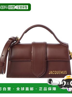 自营Jacquemus The Bambino Leather Shoulder Bag - brown 美国