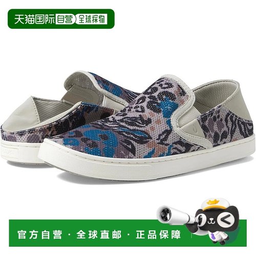自营OluKai Pehuea Sneakers Women's Cloudy Pa'i Slip On Casua