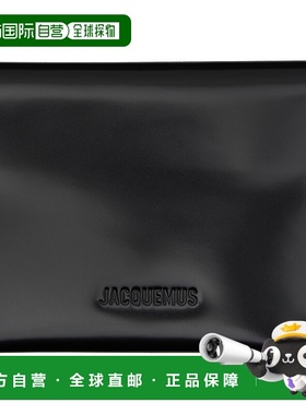 1h可退 香港直邮潮奢 Jacquemus 男士 黑色 The Curvo 卡包 25HSL