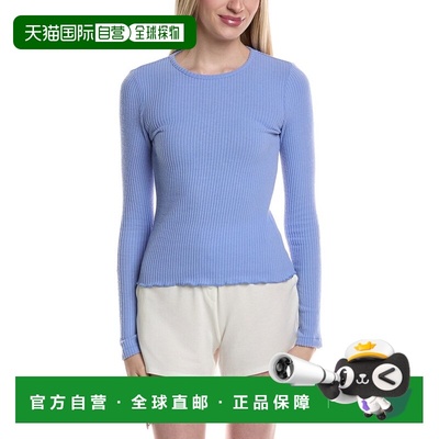 自营PJ Salvage Reloved Rib Top - blue 美国奥莱直发