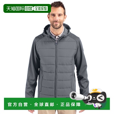 自营Cutter & Buck Evoke Hybrid Softshell Recycled Full Zip M