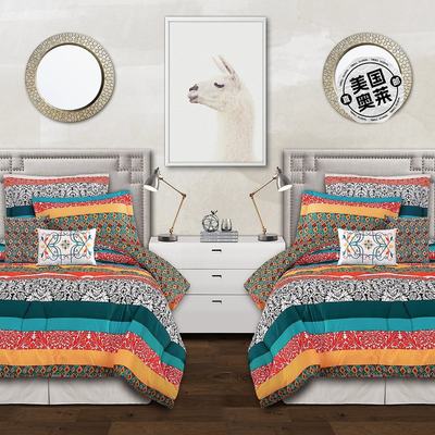 lush decorBoho Stripe 5 Piece Comforter Set Back To Campus D