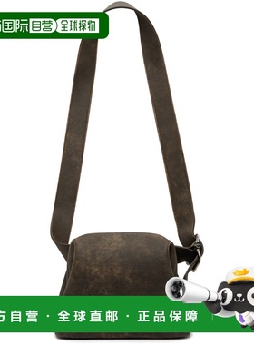 1h可退 香港直邮潮奢 Osoi 女士 棕色迷你 Brot 单肩包 23FB01003