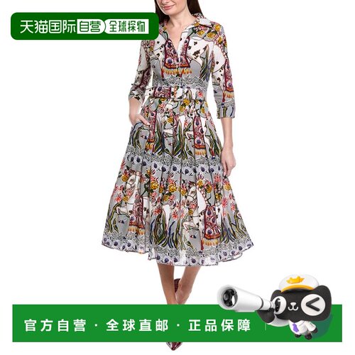 自营Samantha Sung Audrey 4 Shirtdress - grey 美国奥莱直发
