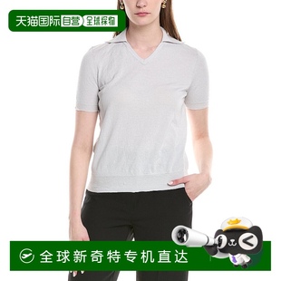 lafayette new 自营 148 yorkLafayette 148纽约V领羊绒与丝绸混