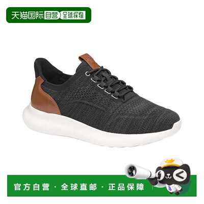 自营Johnston & Murphy Amherst 2.0针织平头运动鞋-黑色 美国奥