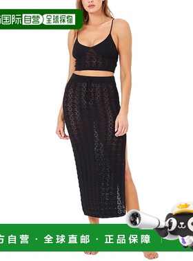 自营 l spaceL*Space甜蜜对话上衣-黑色 美国奥莱直发新款泳衣