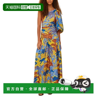 自营FARM Rio Jungle Panther Midi Dress - multi 美国奥莱直发