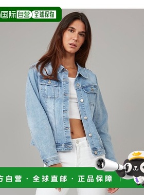 自营 lola jeans女式 GABRIELLA-SBS 经典牛仔夹克 - 石蓝色天际