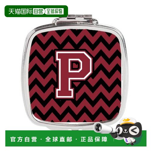 自营Carolines Treasures CJ1052-PSCM 字母 P 雪佛龙石榴石正品