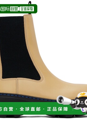 1h可退 香港直邮潮奢 Burberry 巴宝莉 女士 黄色 Leather Creepe