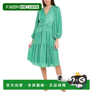 中长连衣裙 自营Kobi Halperin Vienna 美国奥莱直发 绿色