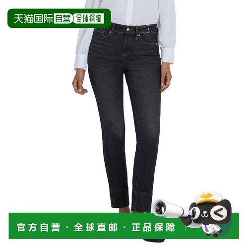 自营NYDJ Petite Sheri Paris灯Slim Jean-蓝色 美国奥莱直发