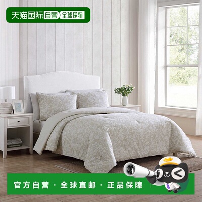 自营 Nautica Tortola 米色全/大号棉被和枕套套装 - la jolla 美