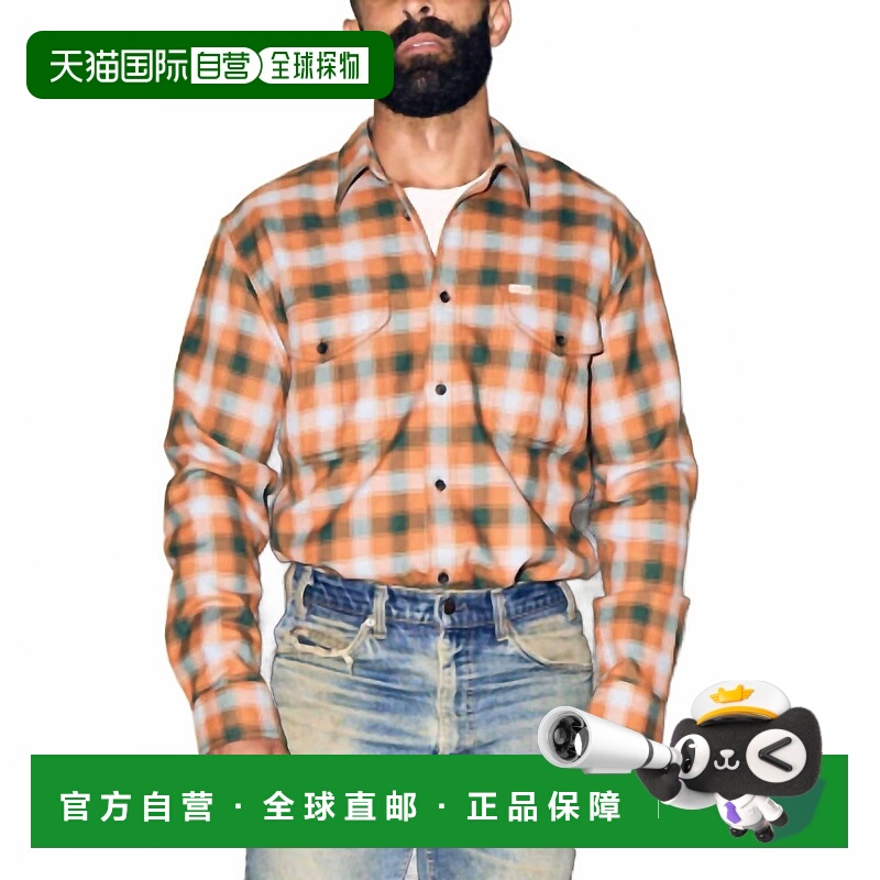 自营 filson轻质阿拉斯加引导格子衬衫，粘土/蓝色/多层格子 美国