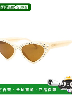 自营Moschino Sunglasses Cat Eye Full Rim, Black Frame And Gr