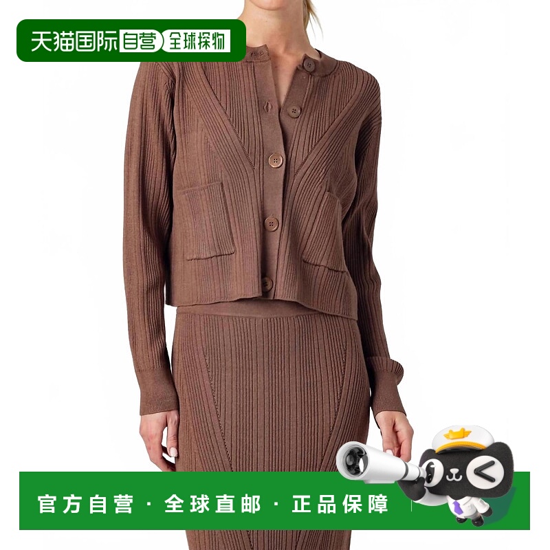 自营sundaysNora Cardigan In Hickory - hickory 美国奥莱直发