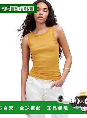 自营Women's Madewell Brightside Tank Top Pollen Cotton Blend