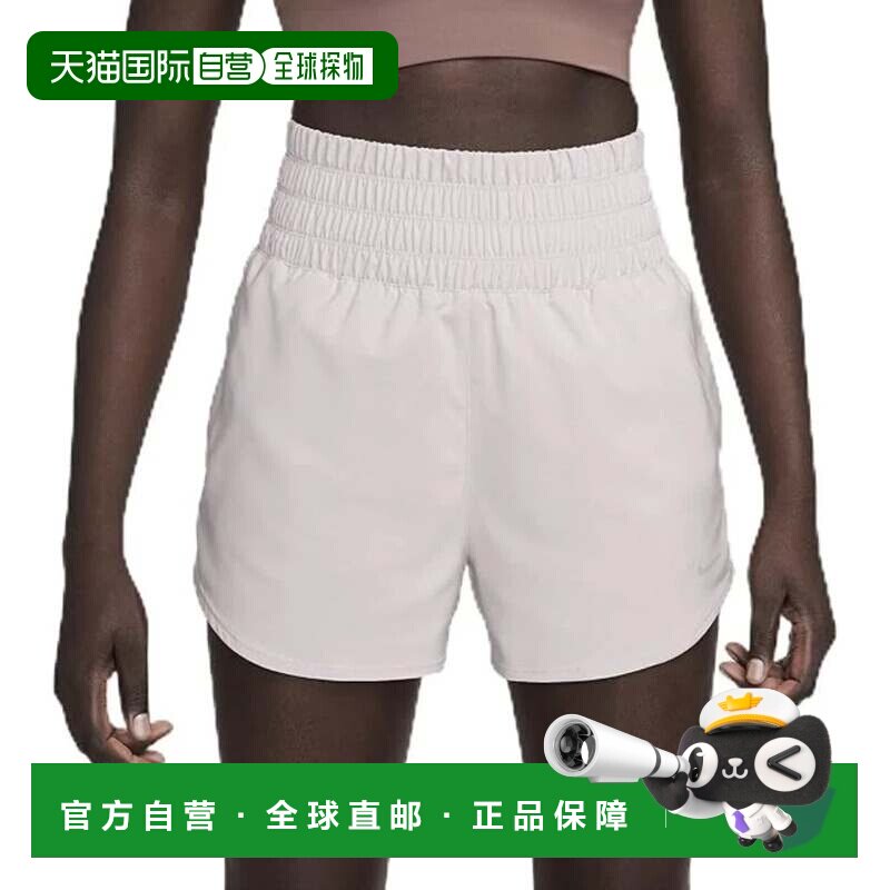 自营Nike One dri-fit短裤女士紫色里衬超高腰KFC137-紫色 美国奥