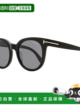自营 Tom Ford女式Moira偏光太阳镜TF1109 01D黑色53mm-01D 美国