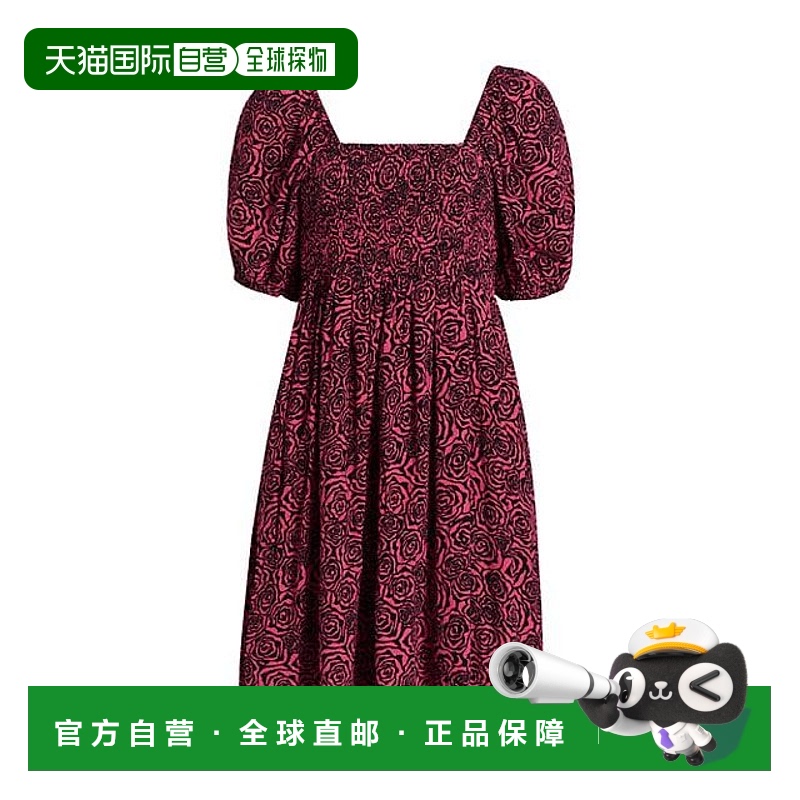 【美国直邮】gestuz 女士 连衣裙服饰紧身短袖设计蕾丝宽松迷你