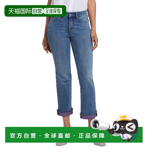 自营NYDJ Marilyn Majorca Bay Ankle Crop Jean - blue 美国奥莱
