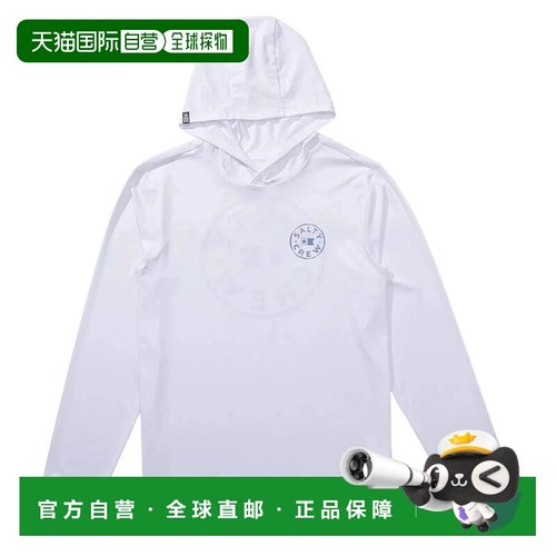 自营Salty Crew Watermark Hoodie Mens White Stretch Long Slee