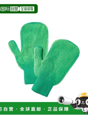 自营Brodie Cashmere Bold Plaited Cashmere Mittens - green 美