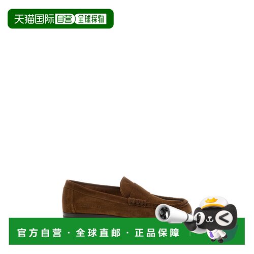 自营common projects棕色绒面革便士便鞋-棕色 美国奥莱直发