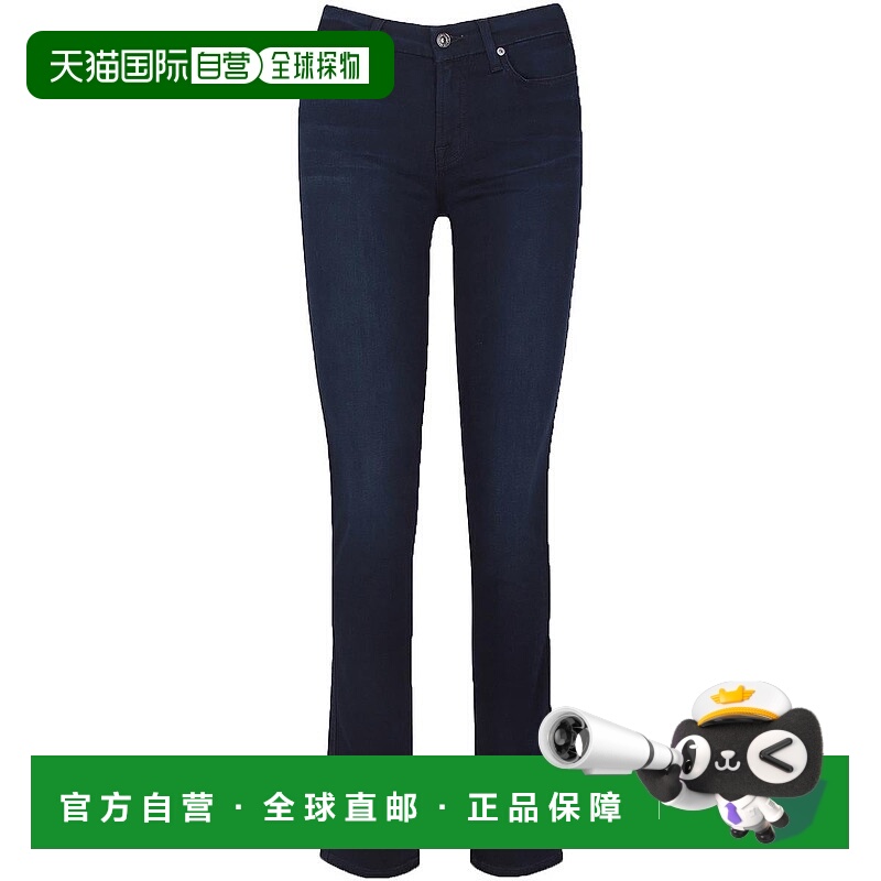 自营7 for all mankindKimmie Womens Mid-Rise Slimming Straigh