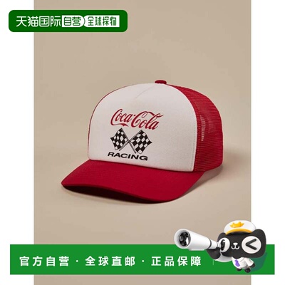 自营Lucky Brand Coca Cola Racing Trucker Hat - multi 美国奥