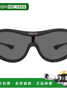 自营Versace Dark Grey Shield Unisex Sunglasses VE4475 536087
