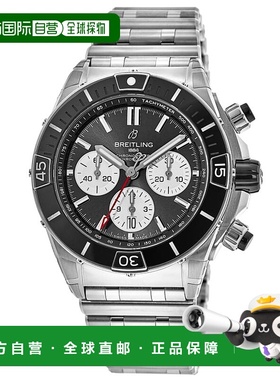 自营Breitling Super Chronomat B01 44 Black Dial Steel Men's