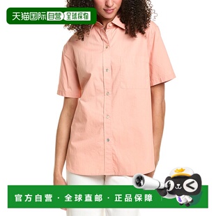 美国奥莱直发中长款 自营 米色 Camp衬衫 Vince